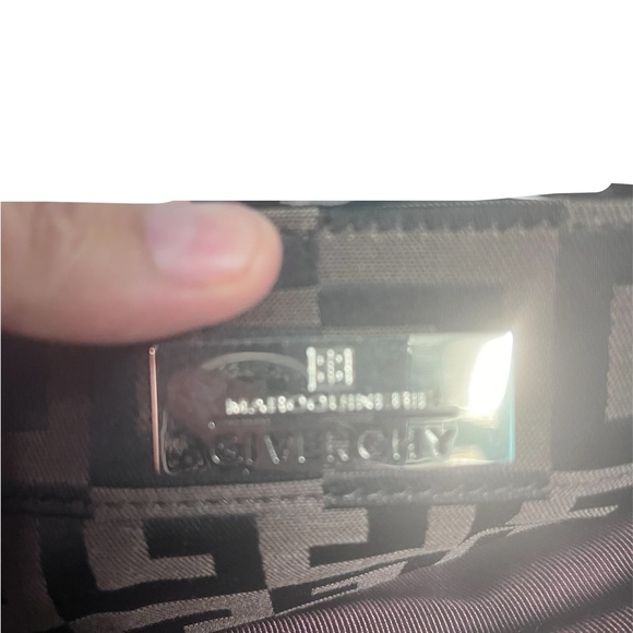 GIVENCHY Canvas Hand Bag, Brown - Picture 5 of 7